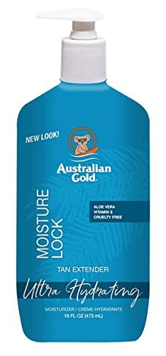 Australian Gold Moist Lock Tan Extender 16 Ounce Pump (473ml) - 6 Pack Avelisse