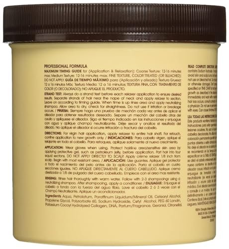 TCB Hair Relaxer No Base Creme - Regular Strength, 15 Ounce (Pack of 6) - görsel 4