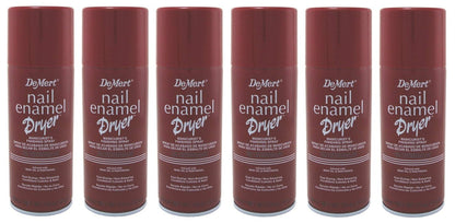 Demert Nail Enamel Dryer Spray - Fast-Drying Formula for Flawless Manicures, 7.5 oz (Pack of 6) Avelisse