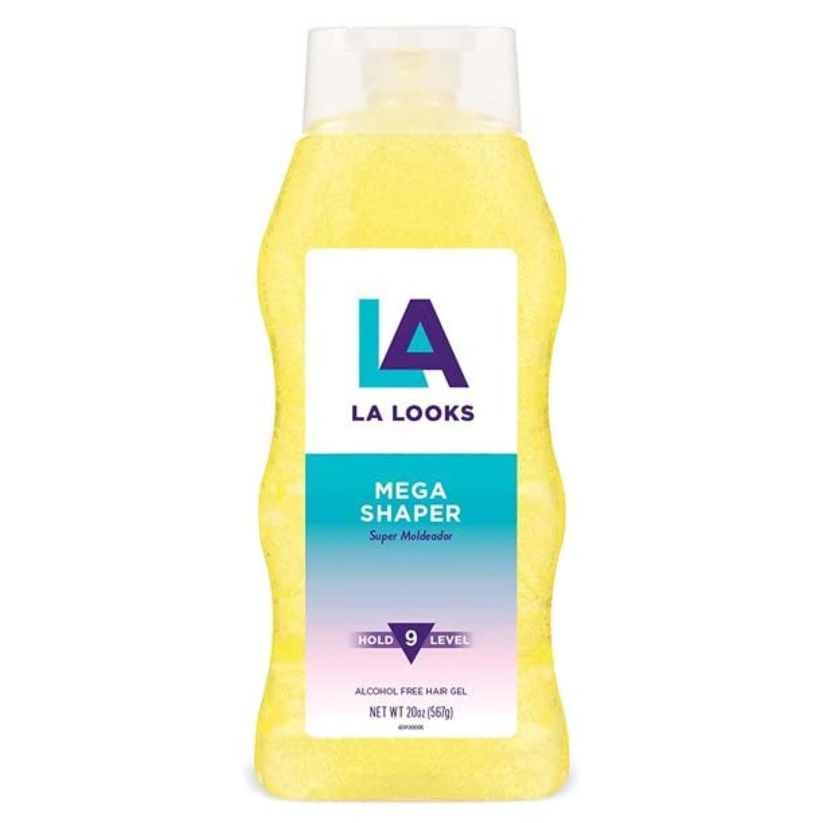 L.A. Looks Mega Mega Gel #9 - 20 Ounce (Pack of 6) - Extra Hold Styling Gel Avelisse