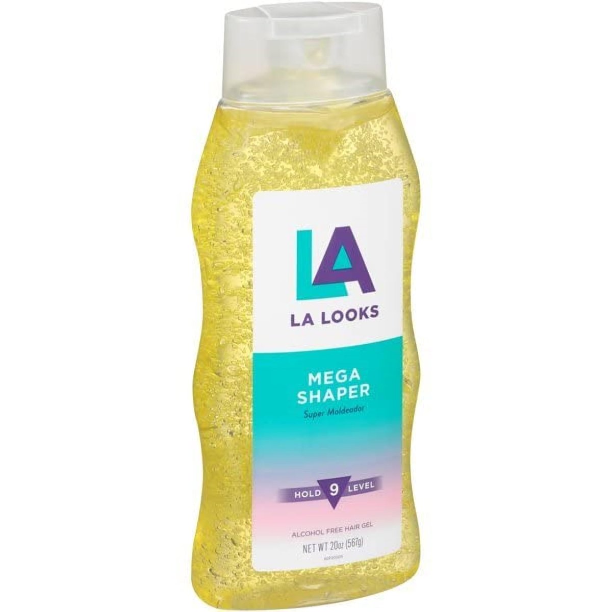 L.A. Looks Mega Mega Gel #9 - 20 Ounce (Pack of 6) - Extra Hold Styling Gel Avelisse