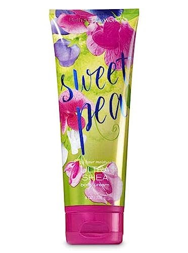 Bath & Body Works Sweet Pea Ultra Shea Body Cream - 8 oz | Rich Moisturizer Avelisse