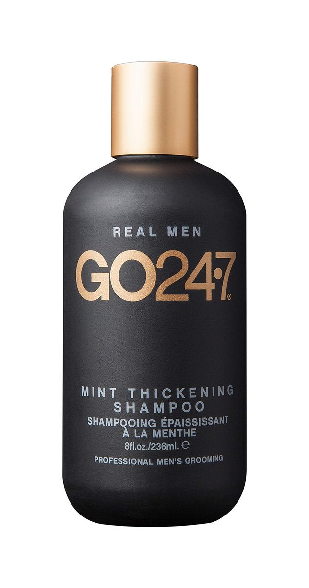 GO247 Mint Thickening Shampoo – Energizing Daily Cleanser with Peppermint & Menthol – Helps Support Fuller, Thicker-Looking Hair – Fresh Mint Scent, 8 Fl Oz Avelisse