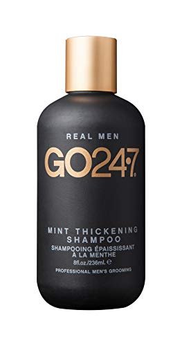 GO247 Mint Thickening Shampoo – Energizing Daily Cleanser with Peppermint & Menthol – Helps Support Fuller, Thicker-Looking Hair – Fresh Mint Scent, 8 Fl Oz Avelisse