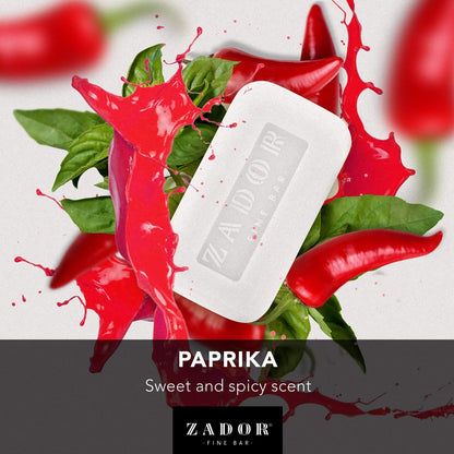 Zador Luxury Scented Soap Paprika – Handmade Artisan Bar for Bath & Body