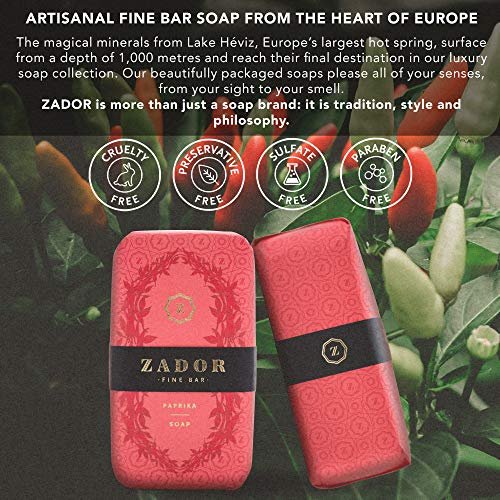 Zador Luxury Scented Soap Paprika – Handmade Artisan Bar for Bath & Body - görsel 14