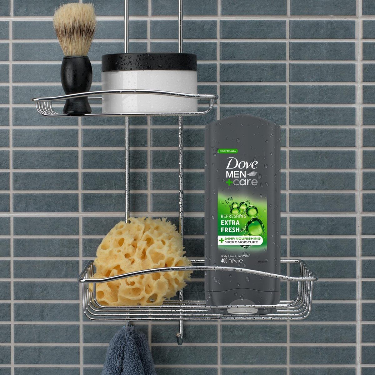 Dove Men+Care Refreshing Extra Fresh 3-In-1 Hair, Body And Face Wash Pack Of 6 - 400 ml Each - görsel 13