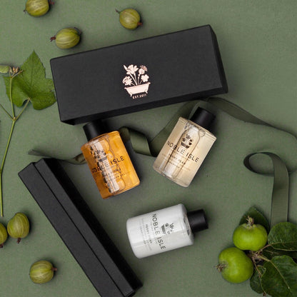 Noble Isle Travel Trio Gift Set – Luxury Miniatures for On-the-Go