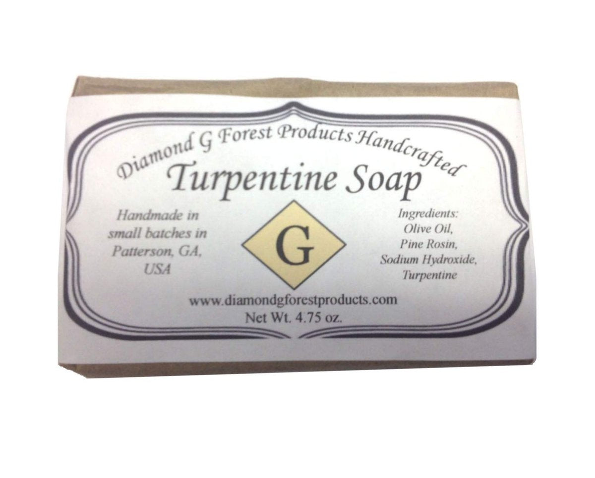 Diamond G Forest Products Turpentine Soap - 4.75 oz Solid Bar - görsel 1