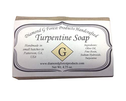 Diamond G Forest Products Turpentine Soap - 4.75 oz Solid Bar - görsel 2