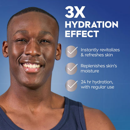 NIVEA MEN Maximum Hydration Post Shave Balm with Provitamin B5 and Aloe Vera, 3.3 Fl Oz (Pack of 3) Avelisse