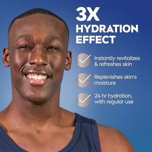 NIVEA MEN Maximum Hydration Post Shave Balm with Provitamin B5 and Aloe Vera, 3.3 Fl Oz (Pack of 3) Avelisse