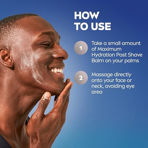 NIVEA MEN Maximum Hydration Post Shave Balm with Provitamin B5 and Aloe Vera, 3.3 Fl Oz (Pack of 3) Avelisse