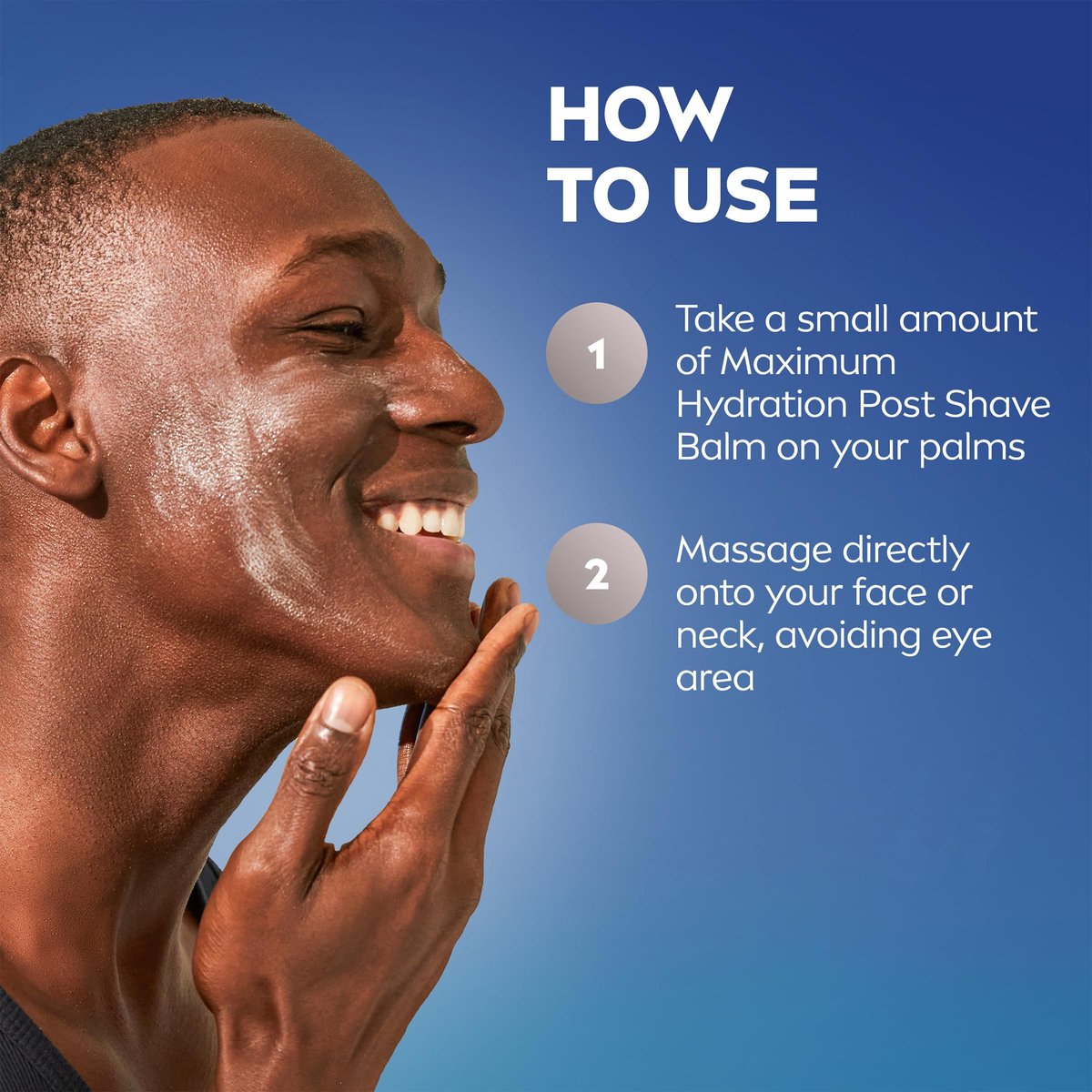NIVEA MEN Maximum Hydration Post Shave Balm with Provitamin B5 and Aloe Vera, 3.3 Fl Oz (Pack of 3) Avelisse