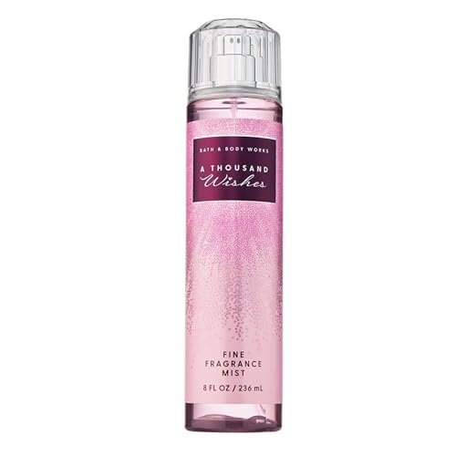 Bath & Body Works A Thousand Wishes Fine Fragrance Mist - Long-Lasting Body Spray for Women, Sparkling Prosecco & Peony Scent, 8 fl oz - görsel 1