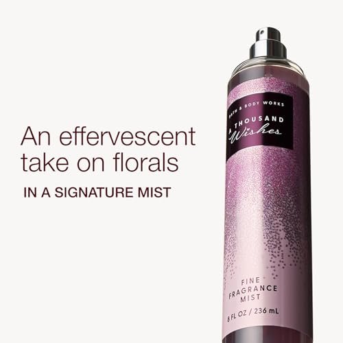 Bath & Body Works A Thousand Wishes Fine Fragrance Mist - Long-Lasting Body Spray for Women, Sparkling Prosecco & Peony Scent, 8 fl oz - görsel 3