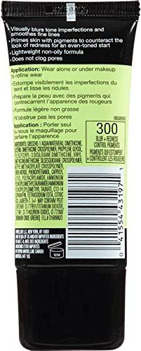 Maybelline Face Studio Master Prime Face Primer Makeup Base - Blur + Redness Control, 1 fl oz - görsel 5
