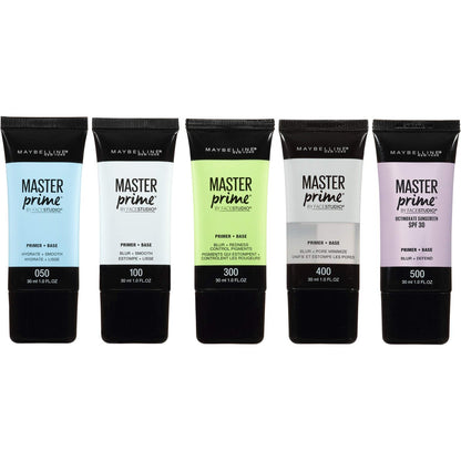 Maybelline Face Studio Master Prime Face Primer Makeup Base - Blur + Redness Control, 1 fl oz