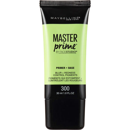 Maybelline Face Studio Master Prime Face Primer Makeup Base - Blur + Redness Control, 1 fl oz