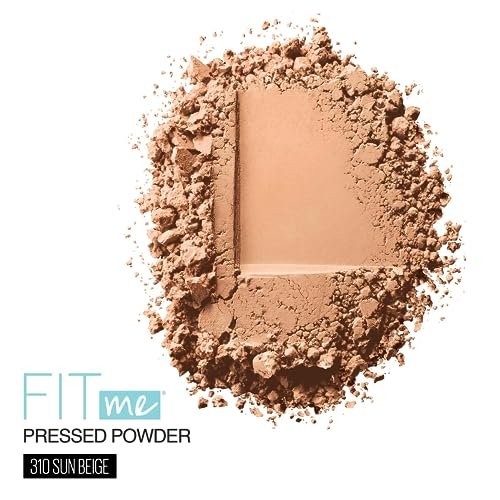 Maybelline Fit Me Matte + Poreless Pressed Face Powder Makeup & Setting Powder - Sun Beige (310), 0.29 oz - görsel 14