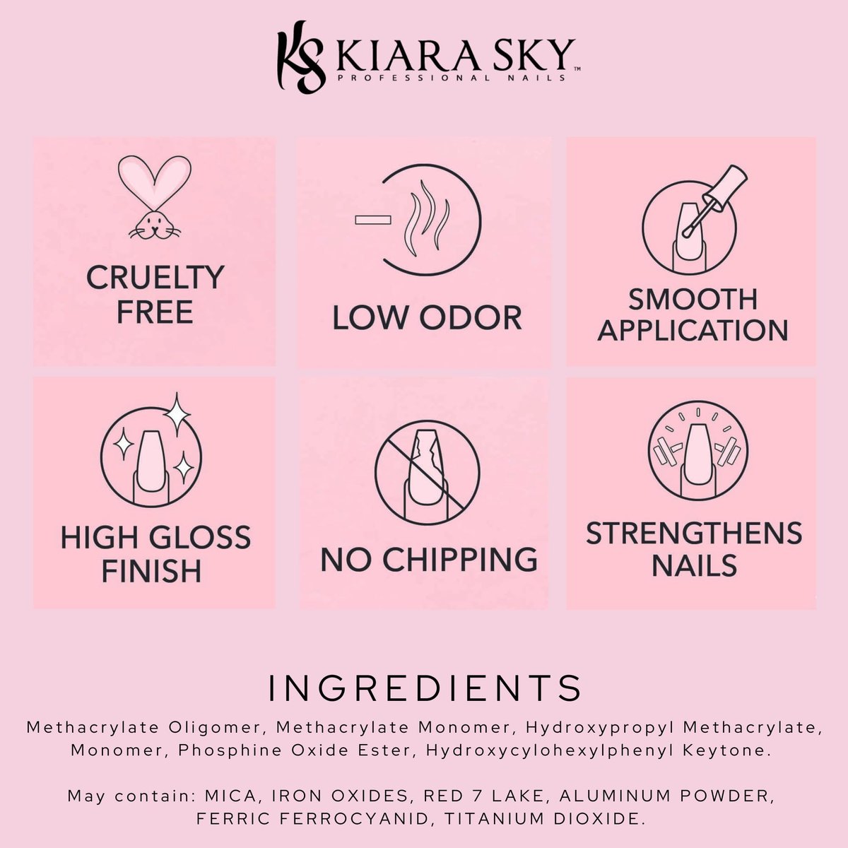KIARA SKY Soak Off Gel Nail Polish - Glamour 101 (G425) - 0.5 fl oz - görsel 15