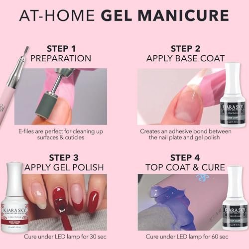 KIARA SKY Soak Off Gel Nail Polish - Glamour 101 (G425) - 0.5 fl oz - görsel 6