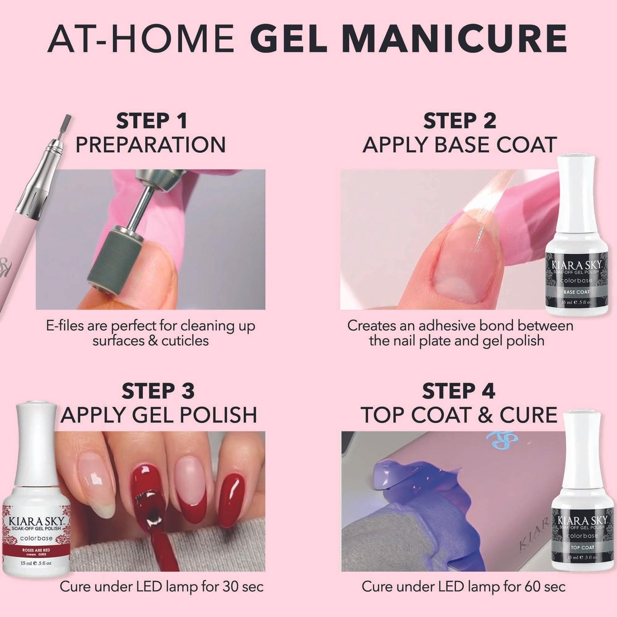 KIARA SKY Soak Off Gel Nail Polish - Glamour 101 (G425) - 0.5 fl oz - görsel 5