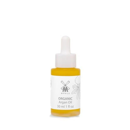 MÜHLE Organic Argan Oil - Nourishing Face & Body Serum for Dry Skin, BDIH Certified, Vegan, 30ml