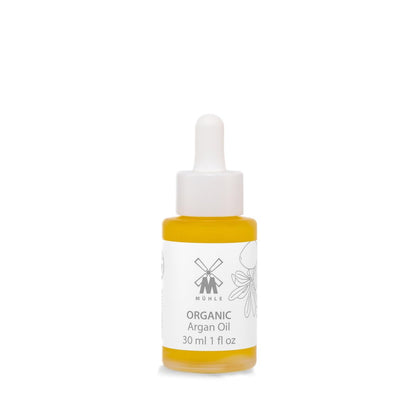 MÜHLE Organic Argan Oil - Nourishing Face & Body Serum for Dry Skin, BDIH Certified, Vegan, 30ml