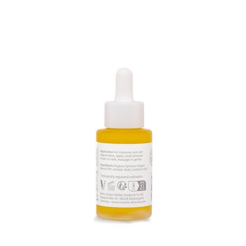 MÜHLE Organic Argan Oil - Nourishing Face & Body Serum for Dry Skin, BDIH Certified, Vegan, 30ml - görsel 4