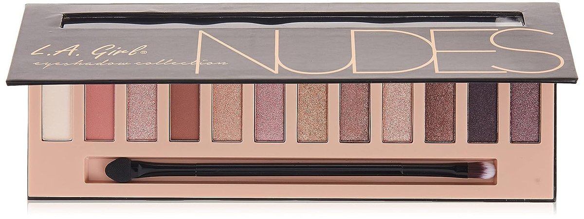 L.A. Girl Beauty Brick Eyeshadow - Nudes (0.42 oz) - Highly Pigmented Neutral Eyeshadow Palette - görsel 11