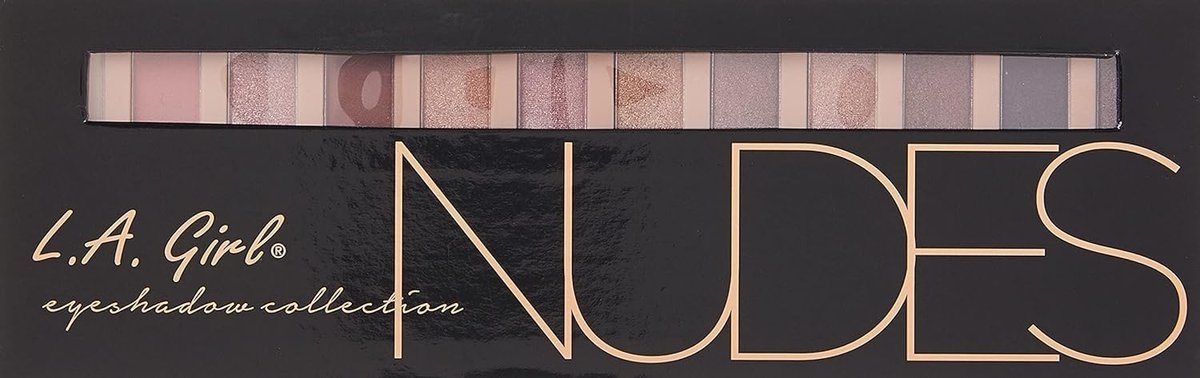 L.A. Girl Beauty Brick Eyeshadow - Nudes (0.42 oz) - Highly Pigmented Neutral Eyeshadow Palette - görsel 9