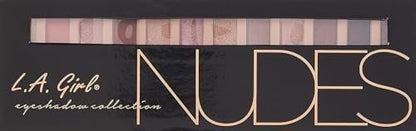 L.A. Girl Beauty Brick Eyeshadow - Nudes (0.42 oz) - Highly Pigmented Neutral Eyeshadow Palette