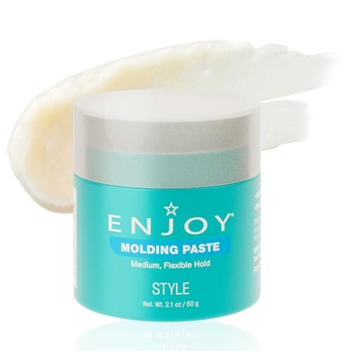Enjoy Molding Paste – Medium Flexible Hold & Incredible Shine, Non-Greasy Moveable Texture, 2.1 oz Avelisse