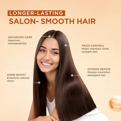 KATIVA Brazilian Post Straightening Treatment Kit – Shampoo, Conditioner & Mask with Keraliss Complex & Vegetal Keratin – Helps Prolong Straightening Up to 18 Weeks – 8.45 Fl Oz Each Avelisse