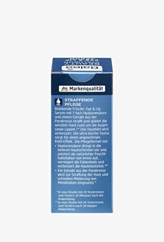 Balea Beauty Effect Eye-Contour & Lip Serum - Smoothing, Firming, Long-Lasting Moisture - 15ml - görsel 10