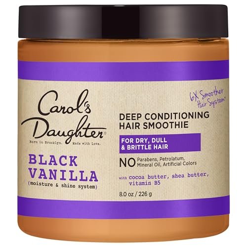 Carol's Daughter Black Vanilla Hair Smoothie - Shea Butter Hair Mask for Dry, Curly, Wavy, and Natural Hair, 8 oz - görsel 2