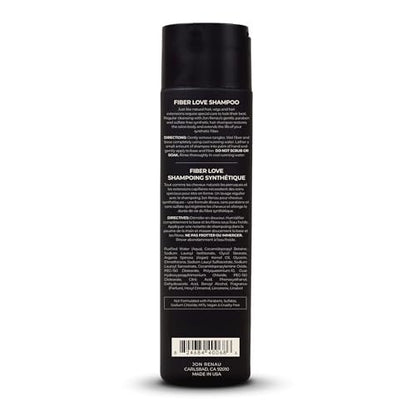 Jon Renau Fiber Love Shampoo for Synthetic Wigs - Paraben & Sulfate Free, Moisturizing Cleanser (8.5 oz) Avelisse
