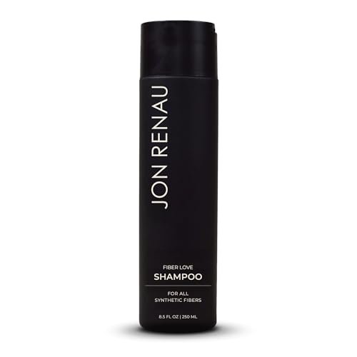 Jon Renau Fiber Love Shampoo for Synthetic Wigs - Paraben & Sulfate Free, Moisturizing Cleanser (8.5 oz) Avelisse