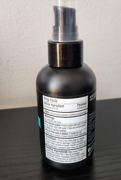 Tattoo Goo Cleansing Soap – pH Balanced Tattoo & Piercing Aftercare, 3 oz – Fragrance-Free, No Residue