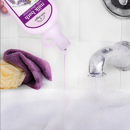 Village Naturals Bath Shoppe Moisturizing Lavender Chamomile Milk Bath - Hydrates Skin with Shea Butter & Vitamin E, Pack of 2 (28 fl oz Each)