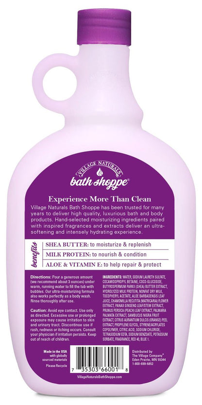 Village Naturals Bath Shoppe Moisturizing Lavender Chamomile Milk Bath - Hydrates Skin with Shea Butter & Vitamin E, Pack of 2 (28 fl oz Each)