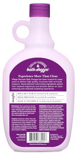 Village Naturals Bath Shoppe Moisturizing Lavender Chamomile Milk Bath - Hydrates Skin with Shea Butter & Vitamin E, Pack of 2 (28 fl oz Each) - görsel 3