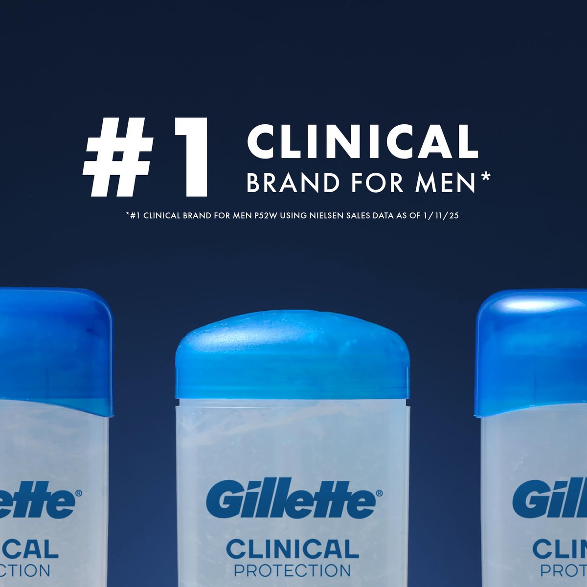 Gillette Clinical Antiperspirant and Deodorant for Men, 72-Hour Clinical Strength, Cool Wave Scent, Clear Gel, 2.6 oz Avelisse