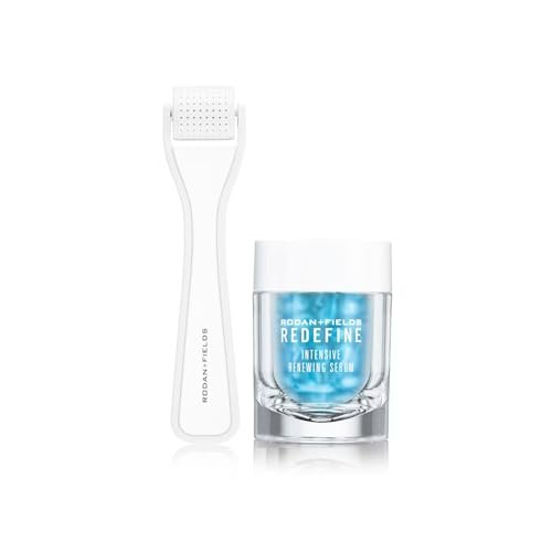 Rodan + Fields REDEFINE AMP MD System with Derma-Roller and Hydrating Intensive Renewing Serum – Vitamin A Skincare Set - görsel 2