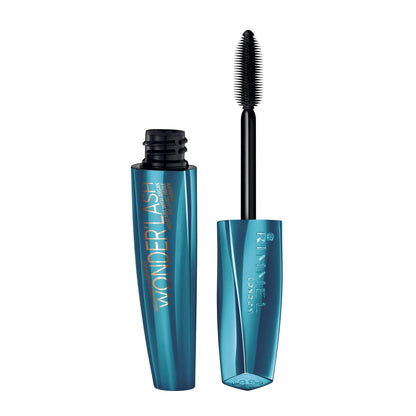 Rimmel London Wonder'Lash Mascara - Waterproof Black, Conditioning & Lightweight - 0.2 oz