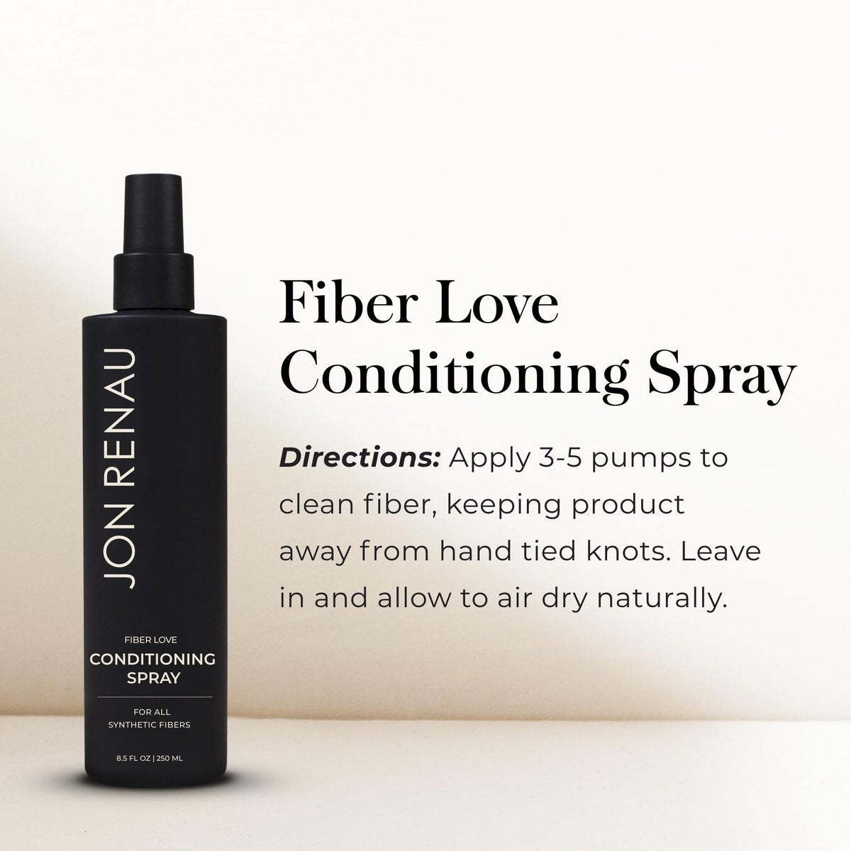 Jon Renau Fiber Love Synthetic Conditioning Spray – Leave-In Conditioner & Detangler for Wigs & Hair Extensions, Paraben & Sulfate Free Wig Care, 8.5 oz Avelisse