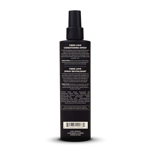 Jon Renau Fiber Love Synthetic Conditioning Spray – Leave-In Conditioner & Detangler for Wigs & Hair Extensions, Paraben & Sulfate Free Wig Care, 8.5 oz Avelisse