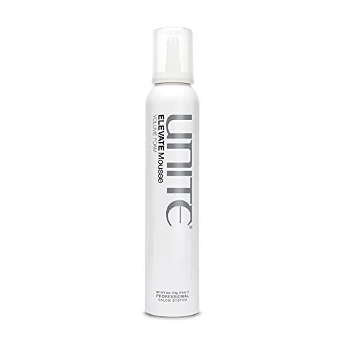 UNITE Hair ELEVATE Mousse - Weightless Volumizing Foam for Full Body, Shine & Flexible Hold, Frizz-Free Finish with UV & Thermal Protection, 6 oz Avelisse