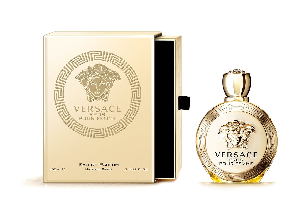 Versace Eros Pour Femme Eau de Parfum Spray, 3.4 oz – Floral & Sensual Women's Fragrance Avelisse